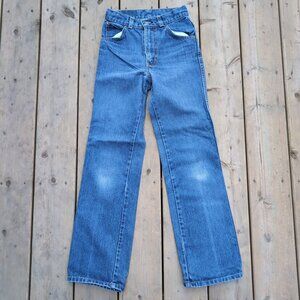 GWG Jeans Women 12 Blue Denim Medium Wash High-Rise Straight Leg 5-Pockets Faded